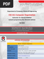 Lecture 1 Computer Organization 2022