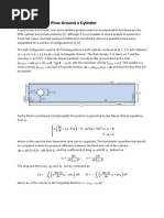 Fluid Dynamics - Flow Around A Cylinder (Matlab)