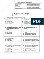 5°A - Lenguaje - ACTIVIDAD DE COMPRENSION LECTORA - EL MISTERIO DE LA CAJA - Plan Lector.