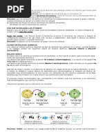 Enlaces Químicos y Formulas Quimicas