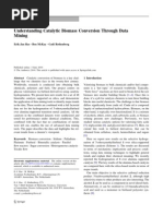 Understanding Catalytic Biomass Conversion Through Data Mining