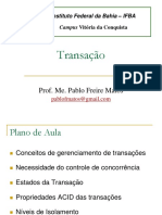 Slide 1 - Transação