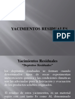 Yacimientos Residuales.