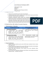 RPP Matematika 1 Dan 2 PKM