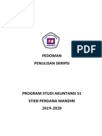 Pedoman Penulisan Skripsi Akuntansi 2019-2020