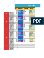 Plantilla - Calendario Redes Sociales