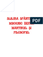 1 Iunie Slujba Sfantului Mucenic Iustin Martirul Si Filosoful