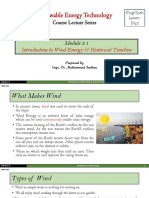 3.1 Introduction To Wind Energy & Historical Timeline