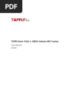 TOPFLYtech TLD2-L OBDII Vehicle GPS Tracker User Manual 20210207