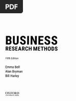 Emma Bell, Alan Bryman & Bill Harley (2018) Business Research Methods