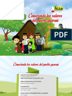 Cartilla Conociendo Los Valores Del Pueblo Guarani