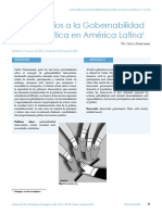 Los Desafíos A La Gobernabilidad Democrática en América Latina