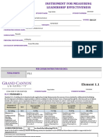 Instrument For Measuring Leadership Effectiveness