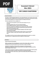 Dry Cargo Chartering - May 2021