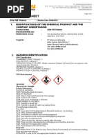 MSDS Alter SB Cleaner