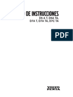 Volvo Penta D5 A T, D5A TA, D7A T, D7A TA, D7C TA Libro de Instrucciones (Es)