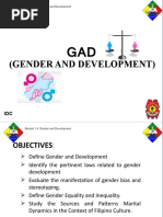 Lesson 1.4 Gender and Development