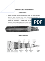 Underground Cable System Design