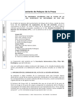 Acta Del Pleno Ordinario Del 27 de Septiembre de 2022