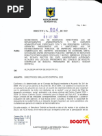 Directiva 004 de 2022