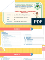 TEMA 14 - Formación, Capacitación y Adiestramiento de Personal