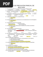 Banco de Preguntas Parcial Biología