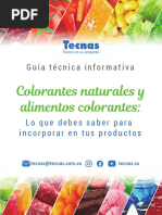 Colorantes Naturales Tecnas S.A Guia Descargable