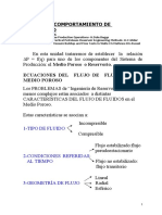 Comportamiento de Reservorio Ec Del Flujo de Fluidos Clase