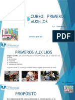 Primeros Auxilios PPT Primeroa Auxilios