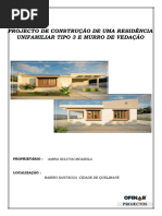 Projecto Arquitectônico - Sra. Amina Muabola