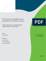 Informe FFCC Suburbanos BID