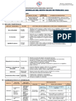 Plan Anual Sexto Grado - 2022