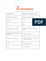 Actividad de Aprendizaje 3. La Negociación en El Ámbito Profesional