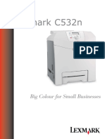 Lexmark Color c532 Datasheet