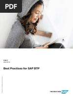 Best Practices For SAP BTP