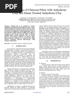 Modifications of Chitosan Films With Anhydrous Clay and Silane Treated Anhydrous Clay