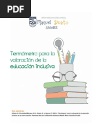 7 Termometro para La Valoracion de Educacion Inclusiva - 5d - Mateo