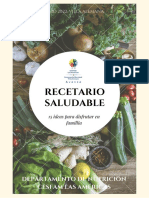 Recetario Saludable CESFAM LAS AMÉRICAS