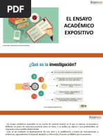 CLASE 5. El Ensayo Académico Expositivo