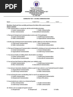 Summative Test Oral Comm