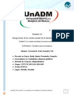 M14 - U3 - A2 - GONZALEZCG - Variables Macroeconómicas