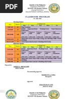 Classroom Program SPED 2022 2023