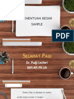 Penentuan Besar Sampel