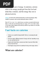 CALORIE