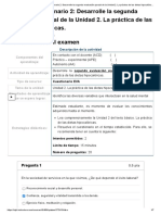 Examen - (AAB01) Cuestionario 2 - CIEL-Desarrolle La Segunda Evaluación Parcial de La Unidad 2. La Práctica de Las Dietas Hipocalóricas