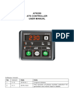 ATS220 Ats Controller User Manual V1.1 20190923