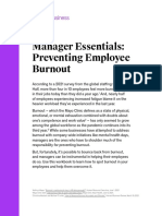 Preventing Employee Burnout