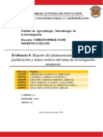 EV 2 - Equipo 1 - Reporte Del Planteamiento Del Problema