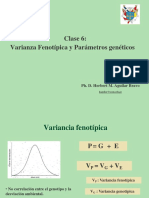 Clase 6. Variannza Fenotipica y Parametros Geneticos