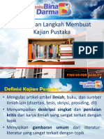 Membuat Tinjauan PustakaLandasan Teori - FAKULTAS VOKASI 2019-2020 PENDEK UNIVERSITAS BINA DARMA